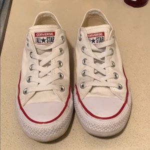 White converse (good condition)